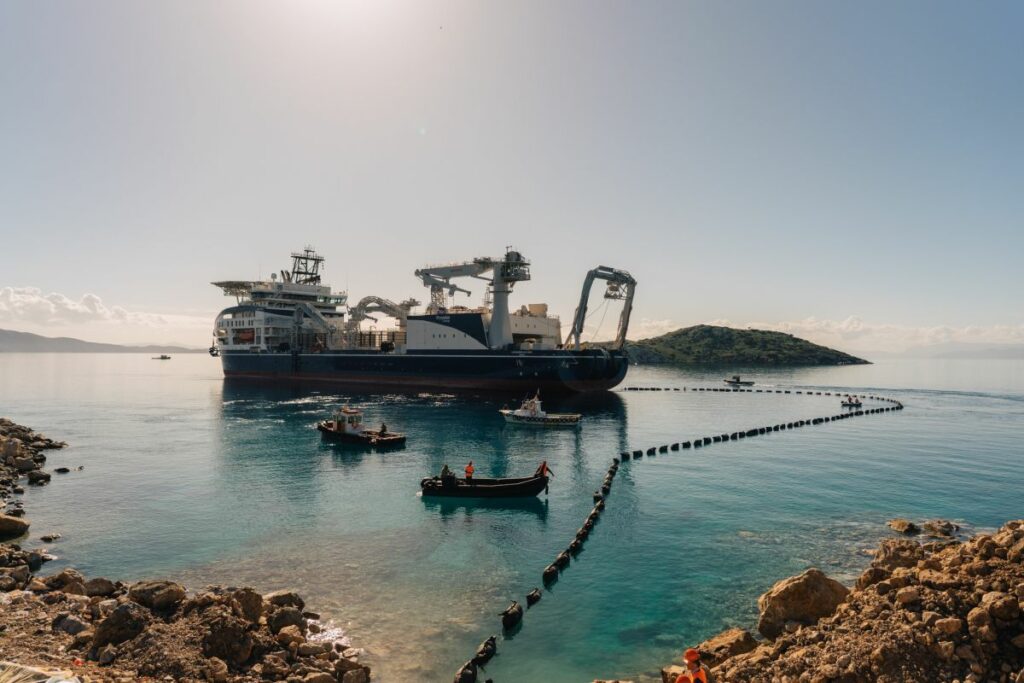 ηλεκτρικής διασύνδεσης Κρήτης – Αττικής