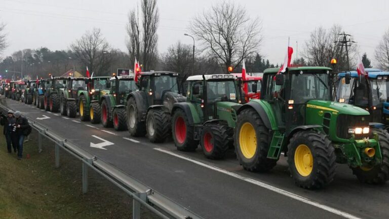 Πολωνία απεργία αγρότες