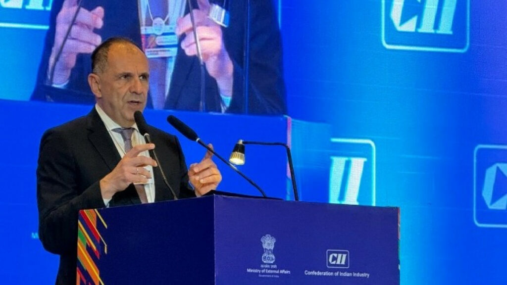 Γ. Γεραπετρίτης: Θέλουμε να γίνουμε η πύλη της Ινδίας προς την Ε.Ε.