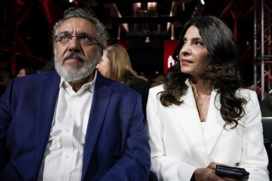 Ο Όθων Ηλιόπουλος και η Πόπη Τσαπανίδου