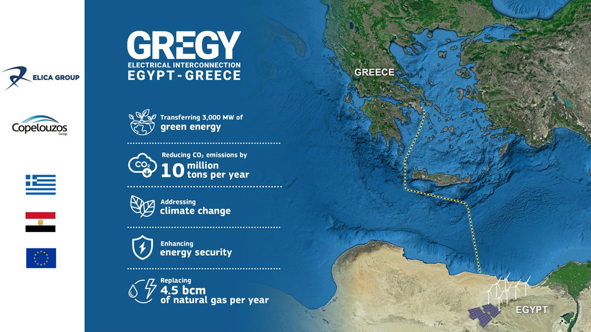 GREGY Interconnector: Το έργο οδηγός στη σχέση Ευρώπης- Αιγύπτου
