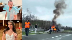 Ιταλία: Δυο νεκροί από Ferrari που πήρε φωτιά ύστερα από πρόσκρουση σε προστατευτικές μπάρες