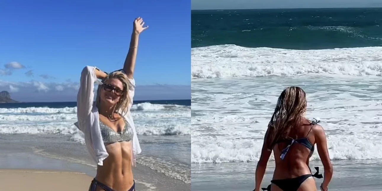 Η πιο σέξι αθλήτρια του κόσμου φόρεσε μπικίνι και ξετρέλανε τους θαυμαστές της -Στην παραλία αλά Baywatch