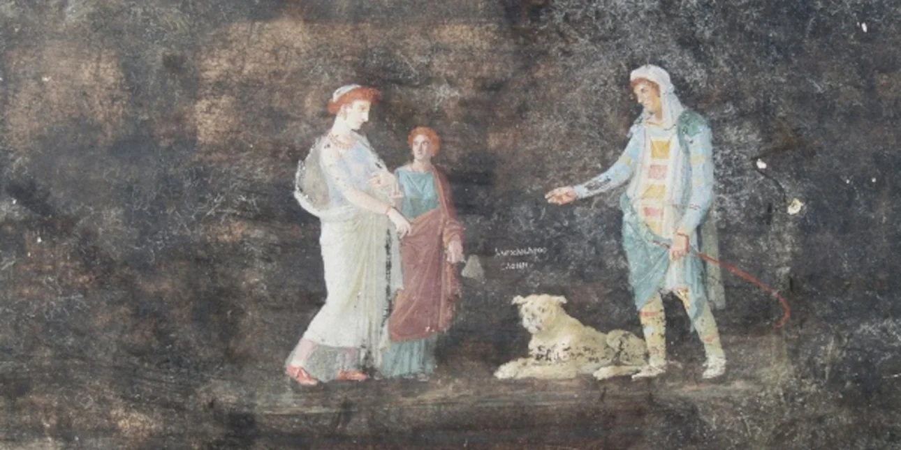 Πομπηία: Αποκαλύφθηκαν εκπληκτικές τοιχογραφίες με την Ελένη της Τροίας, τον Πάρι, τον Απόλλωνα -Γιατί είναι μοναδικές