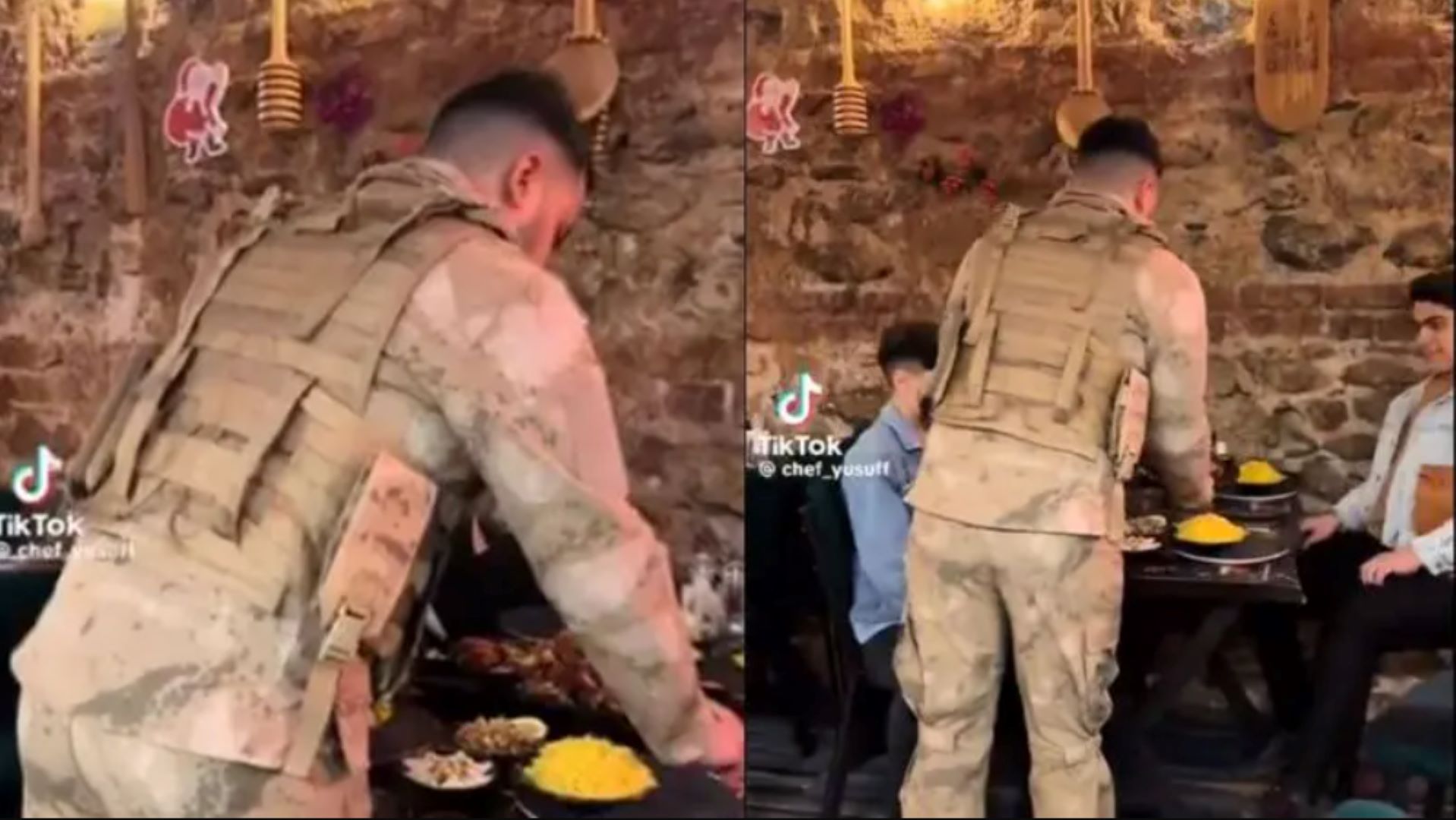 Τουρκία: Εστιάτορας έντυσε Σύρο σερβιτόρο με στολή του τουρκικού στρατού