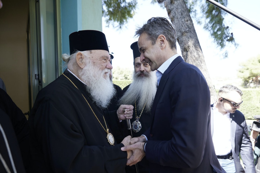 Κυριάκος Μητσοτάκης: Στενή η συνεργασία με την Εκκλησία