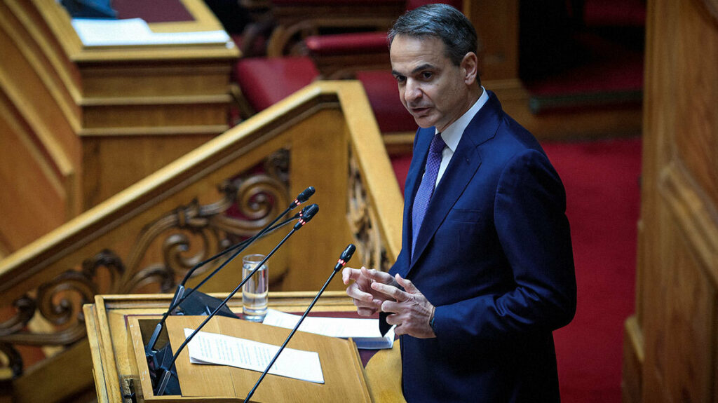 Live η ομιλία του Κυριάκου Μητσοτάκη στη Βουλή για τον νέο δικαστικό χάρτη