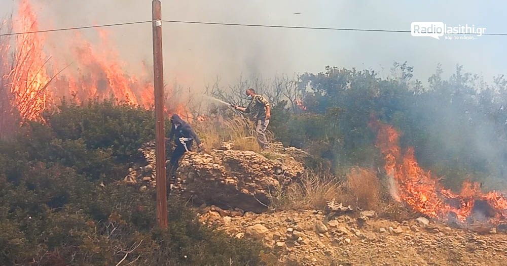 Μήνυμα του 112 για απομάκρυνση των κατοίκων των περιοχών Μαύρος Κόλυμπος, Αχλιά, Αγία Φωτιά και Γαλήνη