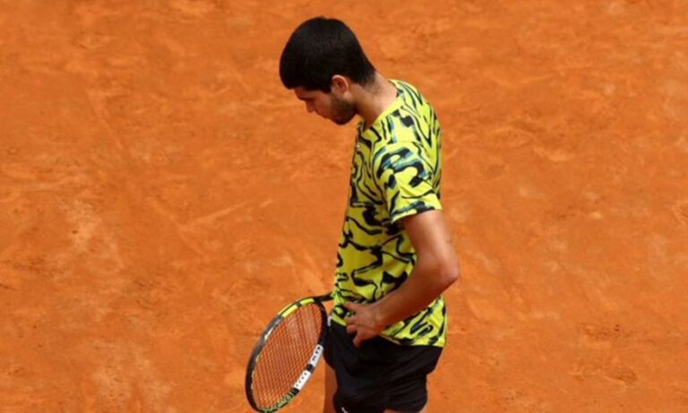 Κάρλος Αλκαράθ: Αποσύρθηκε από το τουρνουά τένις της Ρώμης