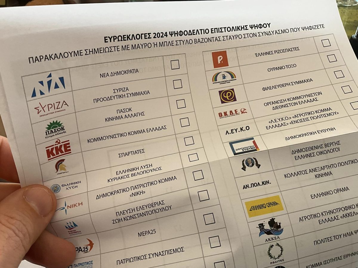 Επιστολική ψήφος: Λήγει η προθεσμία αποστολής του ασφαλισμένου ψηφοδελτίου για τις ευρωεκλογές