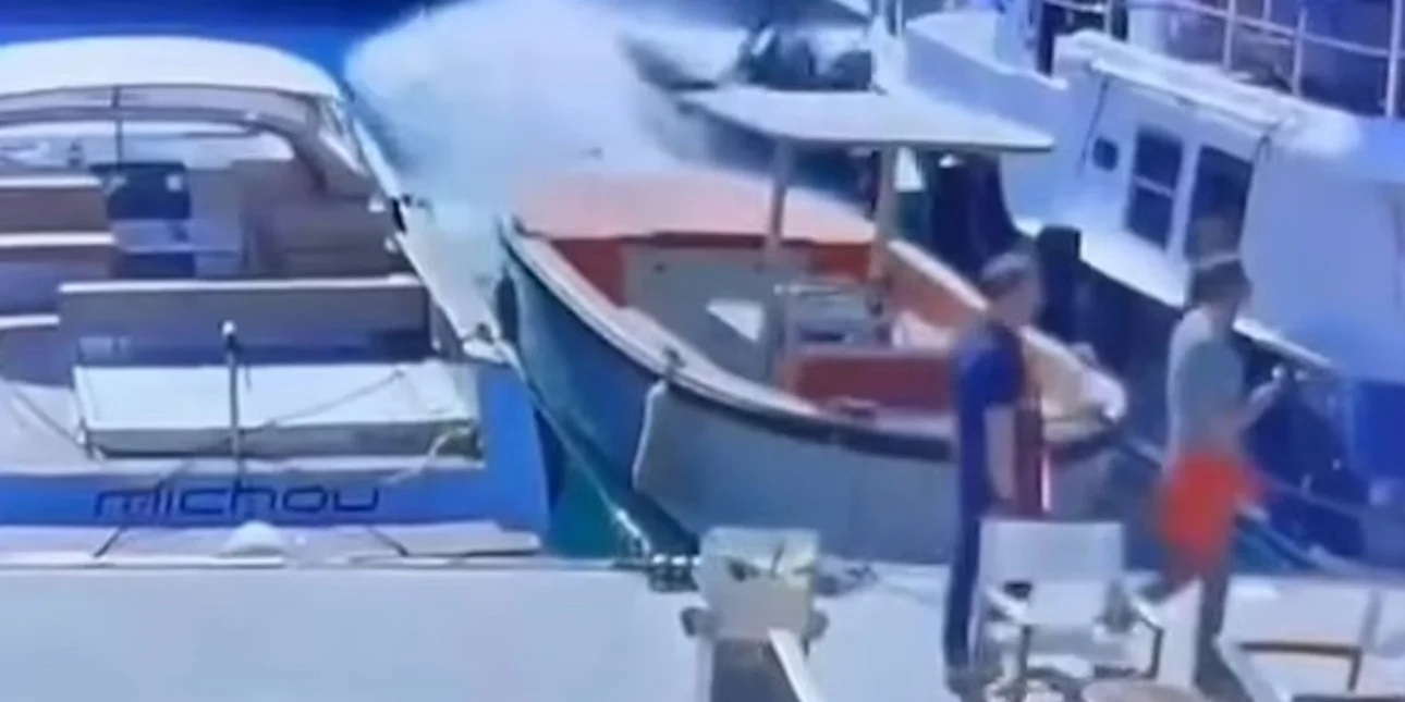Σοκαριστικό ατύχημα στο Μονακό: Ταχύπλοο έπεσε πάνω σε σκάφη και κατέληξε στην αποβάθρα -Δείτε βίντεο