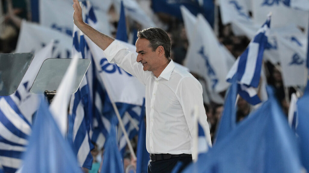 Δείτε live: Η ομιλία του Κυριάκου Μητσοτάκη στην κεντρική προεκλογική συγκέντρωση της ΝΔ στο Σύνταγμα