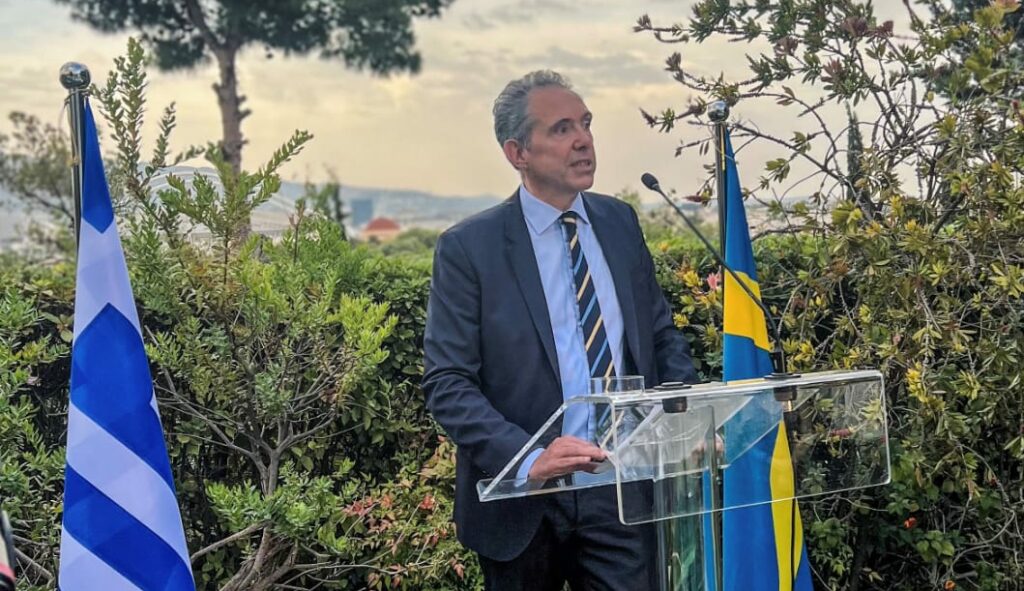 Γιόχαν Μπόργκσταμ: Χρονιά-ορόσημο το 2024 για τις σχέσεις Ελλάδας – Σουηδίας