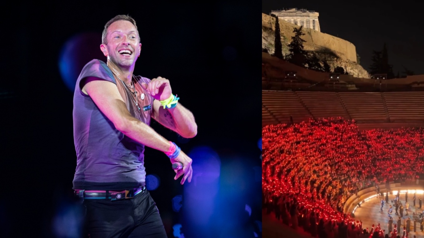 H νέα ανάρτηση των Coldplay για το βιντεοκλίπ που γυρίστηκε στο Ηρώδειο