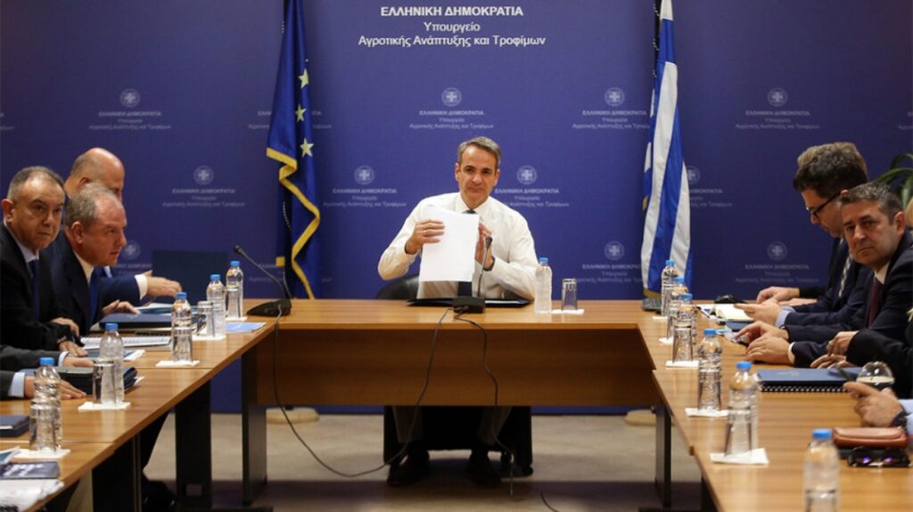 Στο υπουργείο Αγροτικής Ανάπτυξης ο Κυριάκος Μητσοτάκης - Συνάντηση με τον Κώστα Τσιάρα
