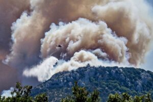 Φωτιά στην Πάρνηθα: Η στιγμή που το drone της Πυροσβεστικής εντοπίζει το πύρινο μέτωπο - Δείτε φωτογραφία