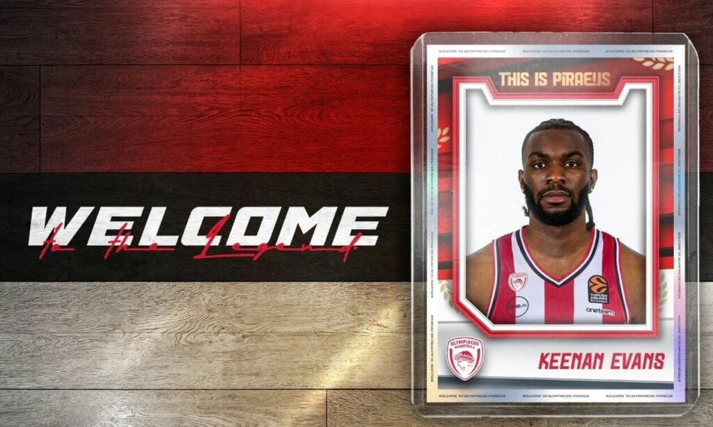 Ολυμπιακός: Ανακοίνωσε τον Έβανς, συμφωνία τριών ετών