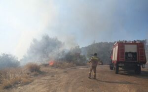 Θεσσαλονίκη: Φωτιά καίει ξερά χόρτα και απορρίμματα - Χωρίς ενεργό μέτωπο η πυρκαγιά στη Λεκάνη Καβάλας