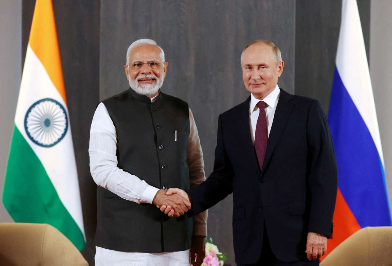 Ρωσία: Ο πρωθυπουργός της Ινδίας Ναρέντρα Μόντι στη Μόσχα για συνάντηση με τον Πούτιν