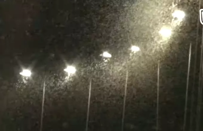 Λάρισα: Ασύλληπτα μεγάλο σμήνος από... έντομα κάλυψε τον ουρανό δημιουργώντας απόκοσμο τοπίο
