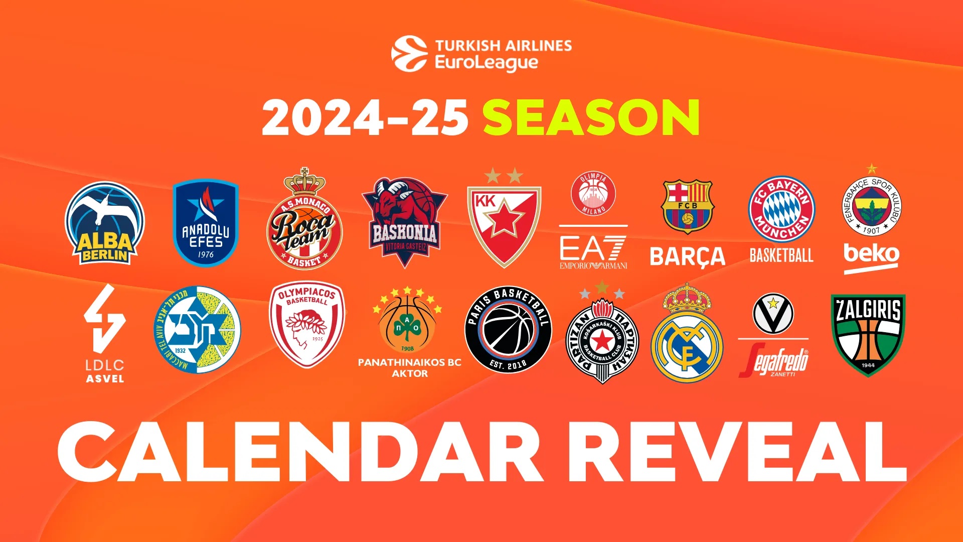 Euroleague: Το πρόγραμμα της νέας σεζόν - Πότε παίζουν ΟΣΦΠ-ΠΑΟ