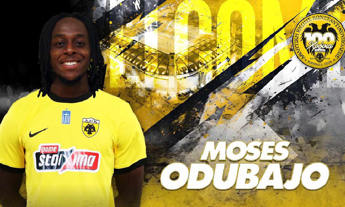 ΑΕΚ: Υπέγραψε διετές συμβόλαιο ο Μόουζες Οντουμπάτζο