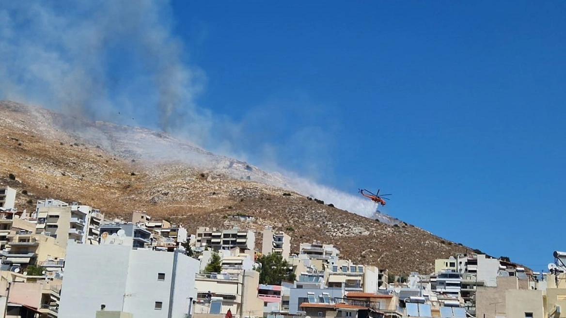 Κορυδαλλος: Φωτιά σε χαμηλή βλάστηση στην περιοχή του Σχιστού