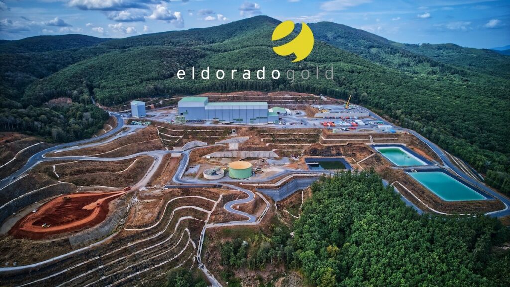 Eldorado Gold: Το α’ τρίμηνο 2026 η πρώτη παραγωγή του έργου χαλκού-χρυσού στις Σκουριές