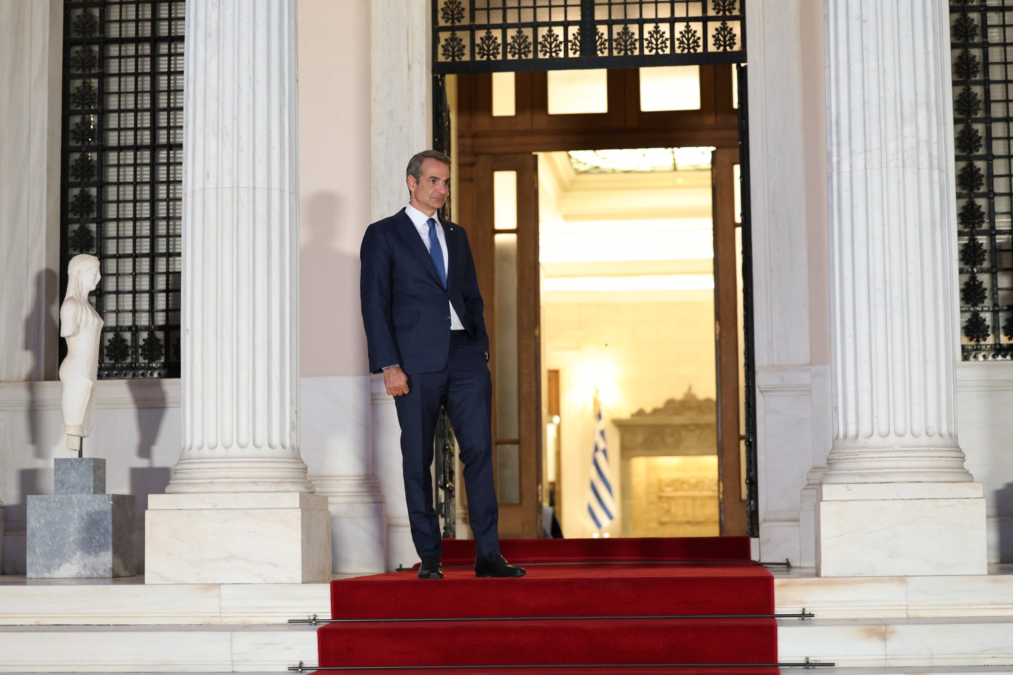 Στις 09:30 ο Πρωθυπουργός Κυριάκος Μητσοτάκης θα έχει συνάντηση με τον Οικουμενικό Πατριάρχη Βαρθολομαίο, στο Μέγαρο Μαξίμου