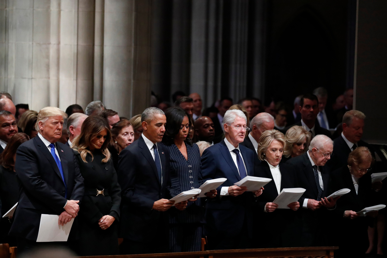 State Funeral Held For George H.W. Bush At The Washington National Cathedral