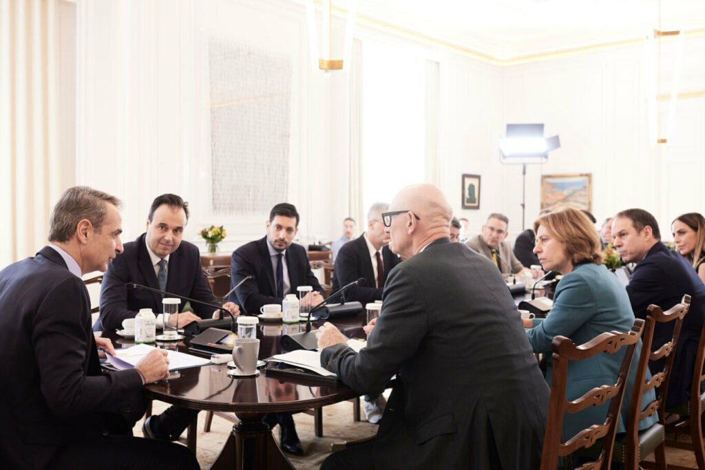 Κυριάκος Μητσοτάκης: Συναντήθηκε με τον CEO του ομίλου Telekom