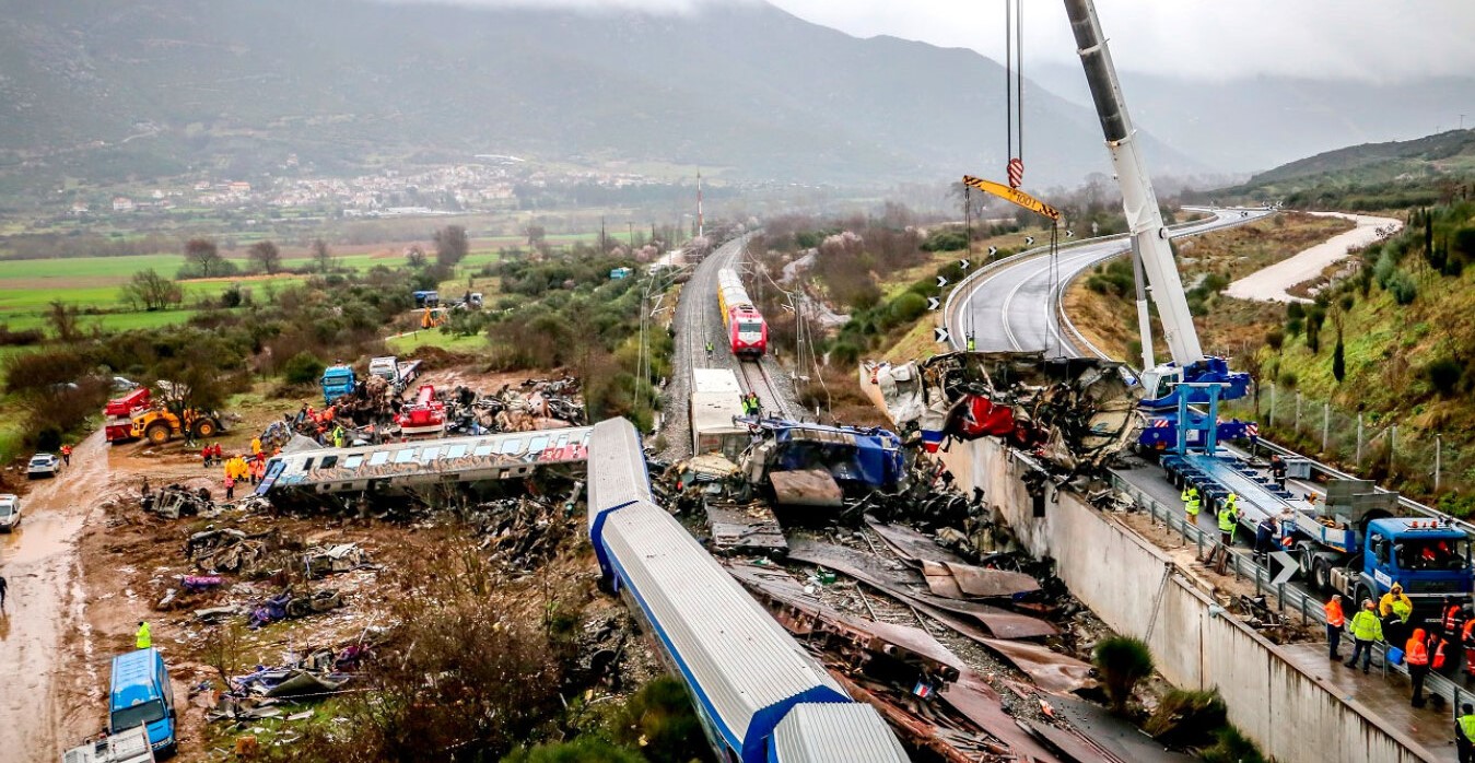 Hellenic Train για Τέμπη: Αυτά μετέφερε το μοιραίο τρένο - Με κενά κοντέινερ το 12ο και 13ο βαγόνι