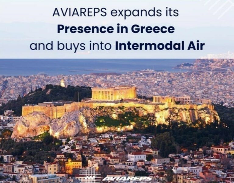 AVIAREPS: Επεκτείνει την παρουσία της στην Ελλάδα και αποκτά μερίδιο στην Intermodal Air