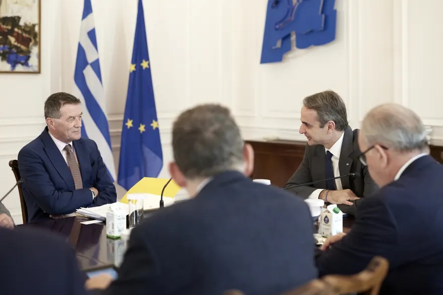 Κυριάκος Μητσοτάκης: Συναντήθηκε με τον Πρόεδρο του Ευρωπαϊκού Ελεγκτικού Συνεδρίου