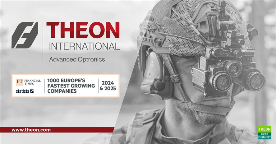 THEON: Στη λίστα με τις 1.000 ταχύτερα αναπτυσσόμενες εταιρείες της Ευρώπης για 2η χρονιά