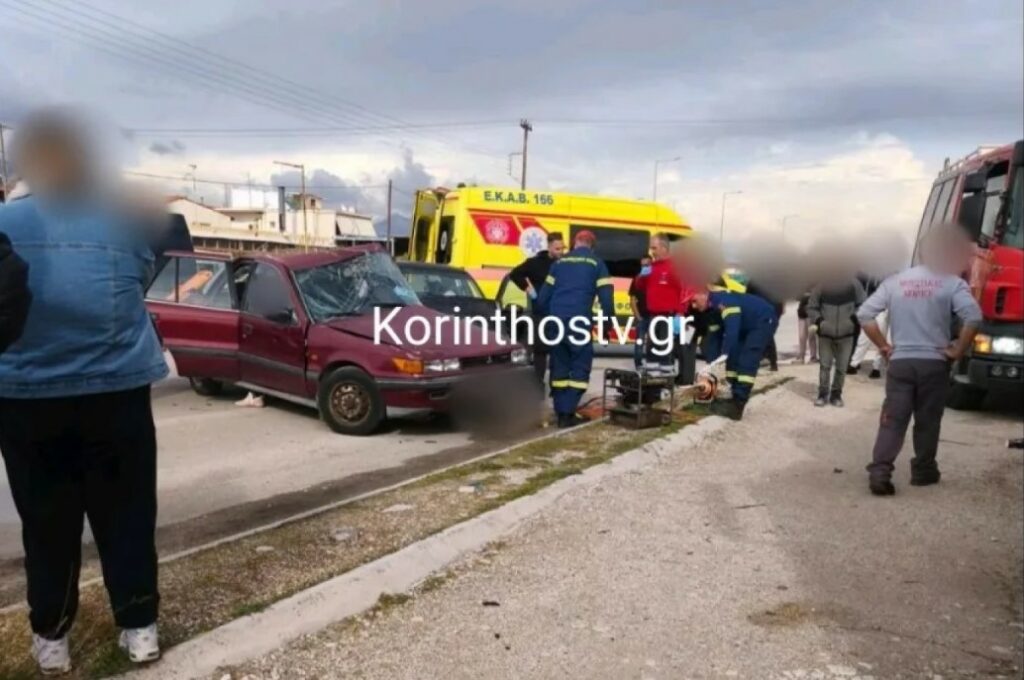 Νεκρός 80χρονος σε τροχαίο στην Κόρινθο - Τραυματίες η σύζυγος και το ανήλικο εγγονάκι τους