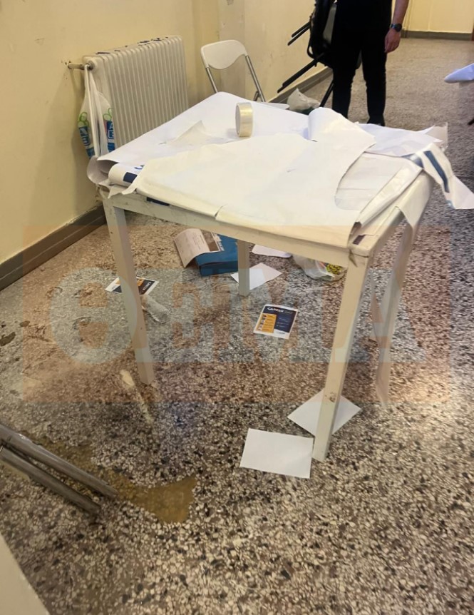 Νομική Αθηνών: «Τελειώσατε τώρα» φώναζαν οι κουκουλοφόροι που χτύπησαν με πυροσβεστήρα διδακτορικό φοιτητή σε εκδήλωση