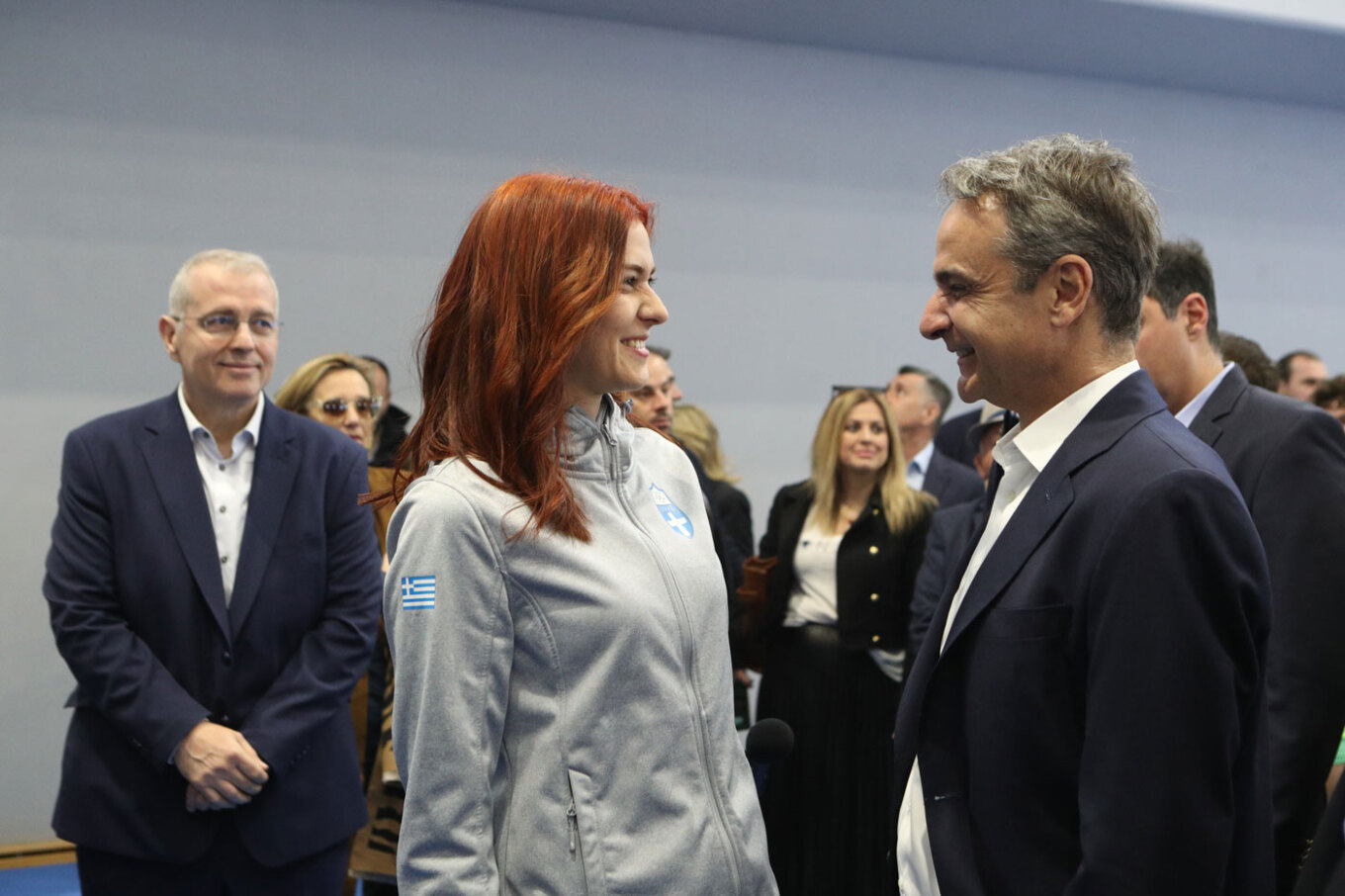Κυριάκος Μητσοτάκης: Στα ανακαινισμένα γήπεδα στίβου και ξιφασκίας στην Παιανία