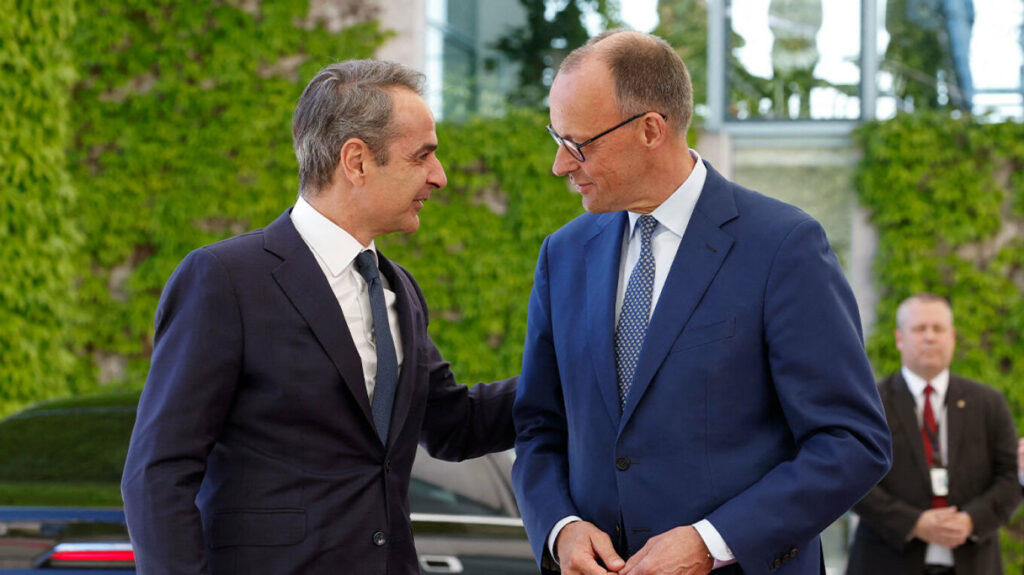 Κυριάκος Μητσοτάκης σε Μερτς από Βερολίνο: Η Ελλάδα ελκυστικός προορισμός για τις γερμανικές επενδύσεις