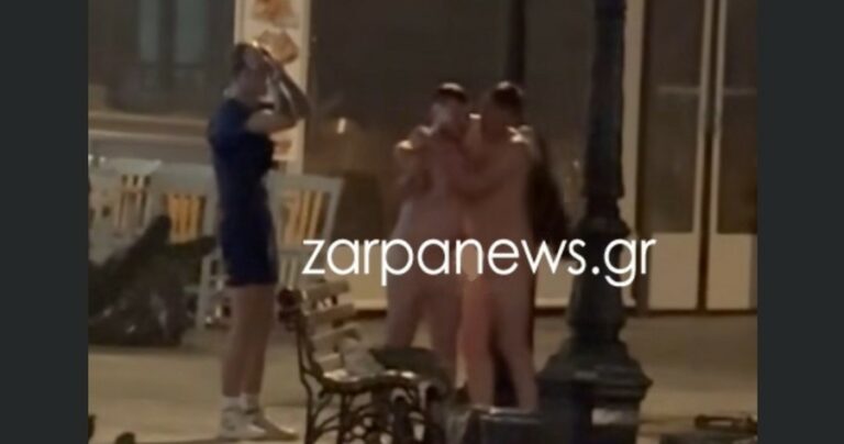 Χανιά: Γυμνοί ναύτες από το Βρετανικό αεροπλανοφόρο προκαλούν στο Ενετικό Λιμάνι