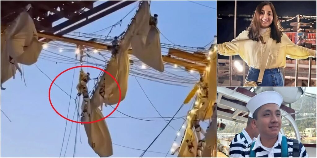 Βίντεο-σοκ: Ιστιοφόρο προσέκρουσε στη γέφυρα του Μπρούκλιν – Ναύτες κρέμονταν από τα κατάρτια