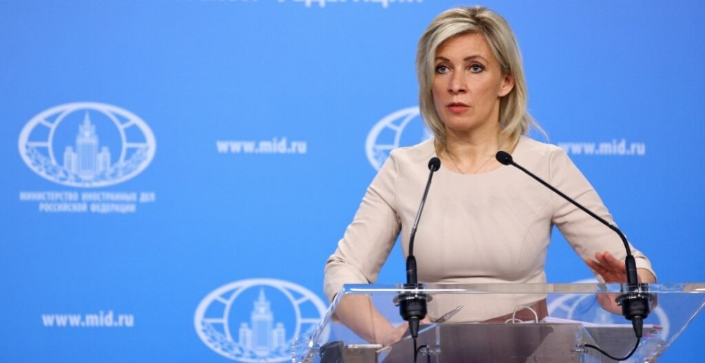 Ζαχάροβα: Η Ρωσία συνεχίζει να εργάζεται για το προσχέδιο ειρηνευτικού μνημονίου για την Ουκρανία