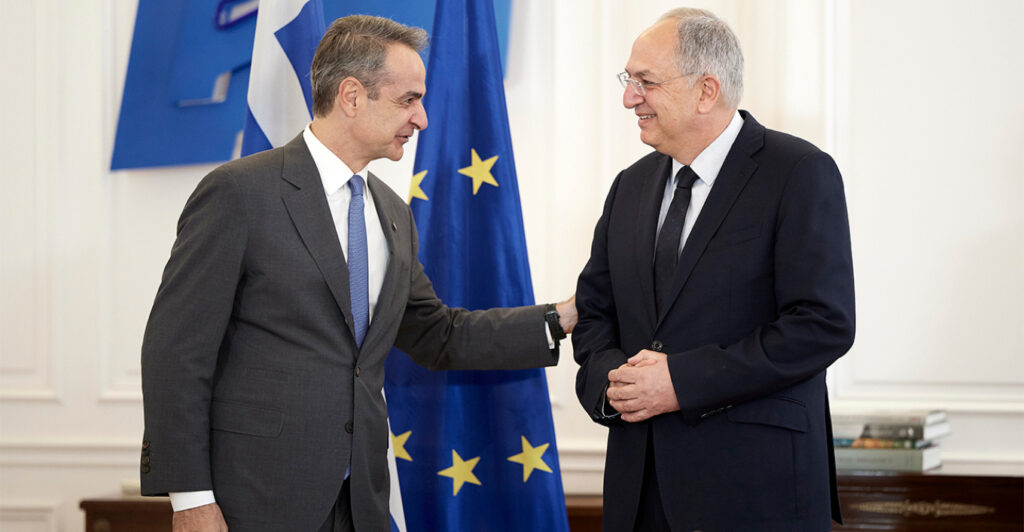 Κυριάκος Μητσοτάκης: Συναντήθηκε με τον Ευρωπαίο Επίτροπο Αλιείας και Ωκεανών, Κώστα Καδή