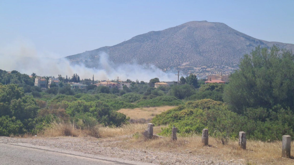 Εκκενώνονται Ανάβυσσος και Παλαιά Φώκαια - Φωτιά καίει κοντά σε σπίτια
