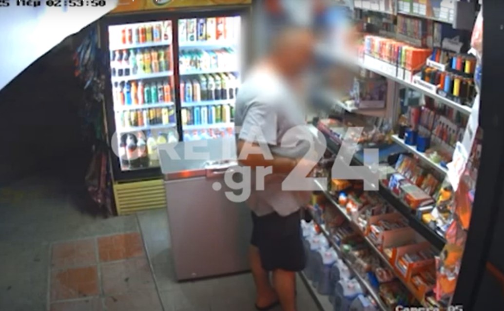 Ηράκλειο: Καρέ-καρέ ληστεία σε περίπτερο - Ο δράστης είχε επιχειρήσει ξανά να το κλέψει