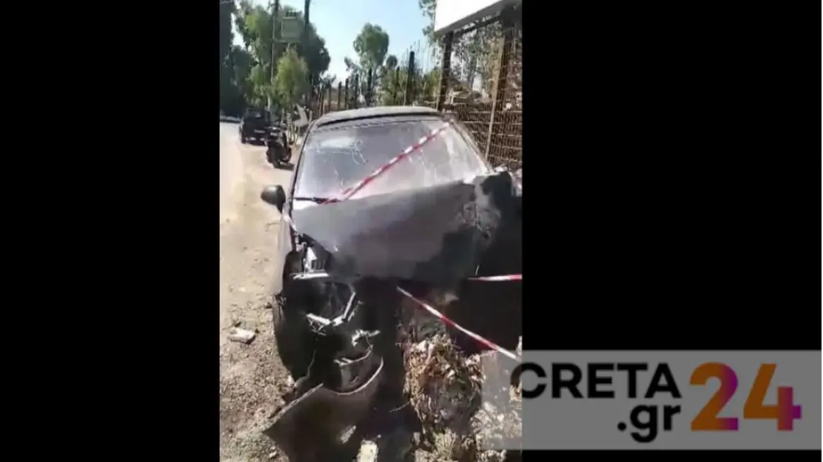 Σοβαρό τροχαίο στο Ηράκλειο Κρήτης - Στη ΜΕΘ δύο νεαροί