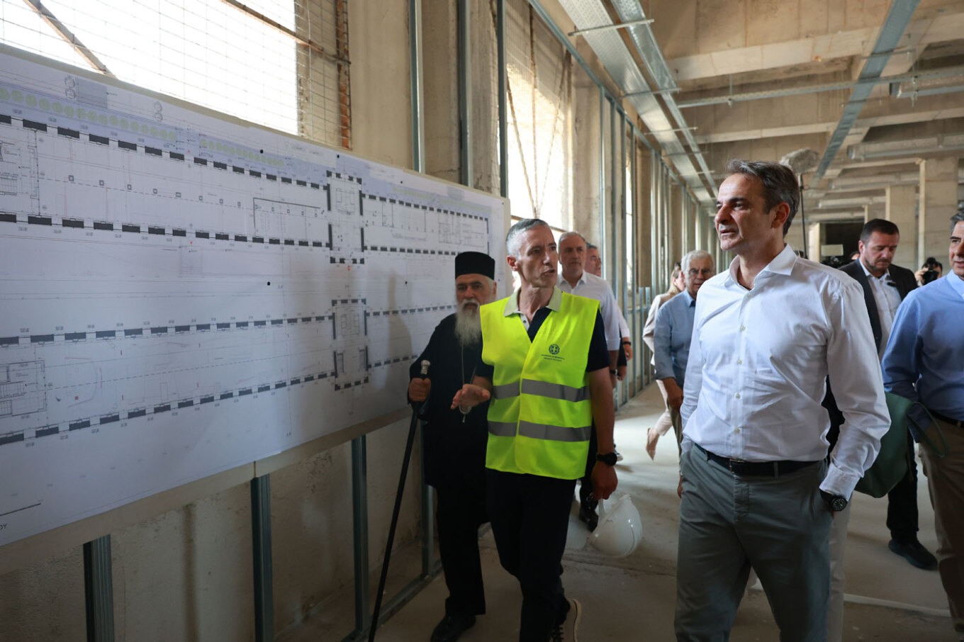 Στη Θεσσαλονίκη ο Κυριάκος Μητσοτάκης - Περιηγήθηκε στο υπό διαμόρφωση περιαστικό δάσος της Ευκαρπίας