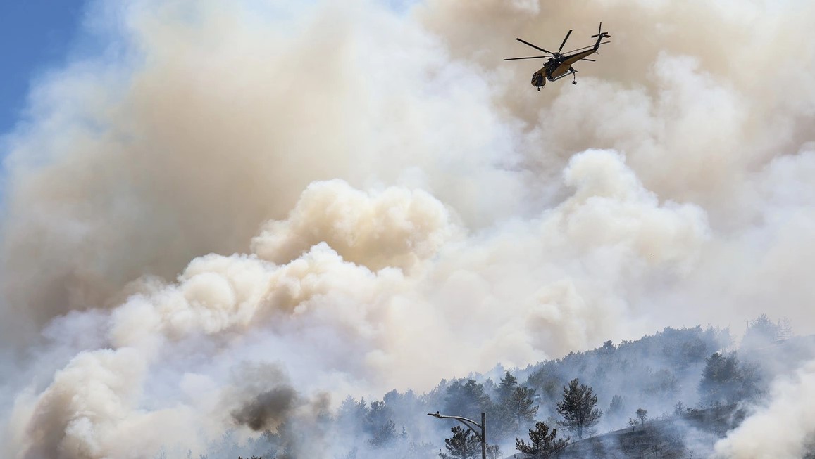 Σε ύφεση η φωτιά στη Χίο: Στάχτη πάνω από 40.000 στρέμματα - Δείτε χάρτη από τον δορυφόρο Pleiades