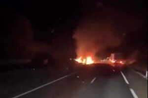 Ντιόγκο Ζότα: Στις φλόγες η Lamborghini - Βίντεο δευτερόλεπτα μετά την τραγωδία