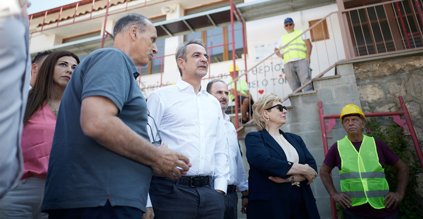 Κ. Μητσοτάκης από Καρπενήσι: 430 σχολεία θα αναβαθμιστούν τον Σεπτέμβριο με το πρόγραμμα «Μαριέττα Γιαννάκου»